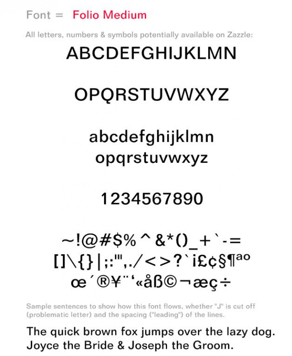 Folio Medium font