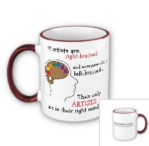 mug for right brained artists